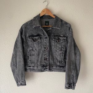 Wild Fable Oversized Gray Jean Jacket – Size XS